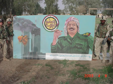 9/11 Saddam poster (iraq)